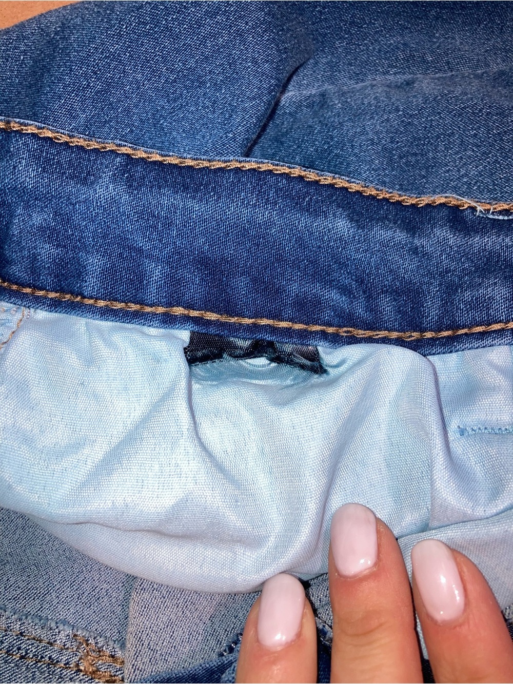 Classic Blue Women's Skinny Jeans - Stretch Denim - Picture 7 of 8